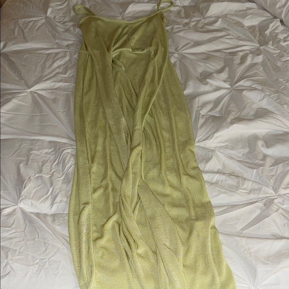 Elegant Lime Green Dress